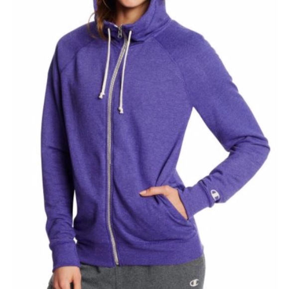 champion hoodie women purple